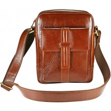 Genuine buffalo leather bag BBAG5255 Brown
