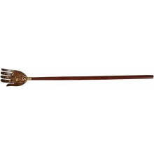 Coconut shell back scratcher with rosewood handle CCNBACK001