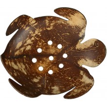 Coconut shell hand carved soap dish CCNSOAP001