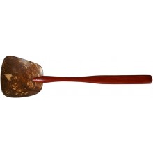 Coconut shell spoon with rosewood handle CCNSPOON002