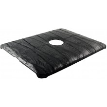Genuine chicken / hen leather iPad case IPAD-HEN01 Black