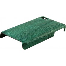 Genuine chicken leather iPhone 4 / 4S case IPHONE4-HEN01 Green
