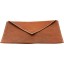Genuine cow leather envelope COWENV01 Brown