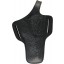 Genuine carved cow leather gun holster CVGUN01 Black