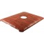 Genuine chicken / hen leather iPad case IPAD-HEN01 Reddish Brown