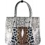 Genuine python and stingray leather bag JSNB055PT-ST Natural / P030