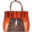 Genuine python and stingray leather bag JSNB055PT-ST Red / P031