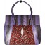 Genuine python and stingray leather bag JSNB055PT-ST Violet / P033
