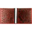 Genuine python and stingray leather wallet LD-SN-008 Burgundy / Black