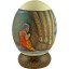 Genuine ostrich hand painted egg OSEGG002PT-01