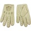 Genuine peccary leather gloves PECGL02 Beige