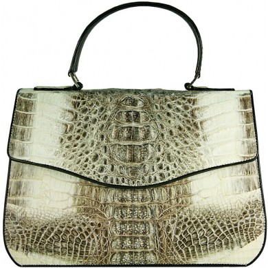 Genuine alligator leather bag 8805-11 Natural