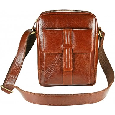 Genuine buffalo leather bag BBAG5255 Brown