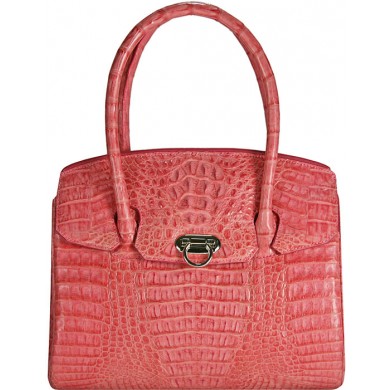 Genuine alligator leather bag BCM185 Pink