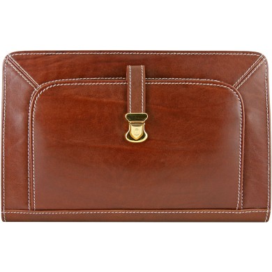 Genuine buffalo leather bag BGB134 Brown