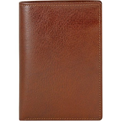 Genuine buffalo leather wallet BW07 Brown