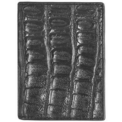 Genuine alligator leather card holder CM01 Black