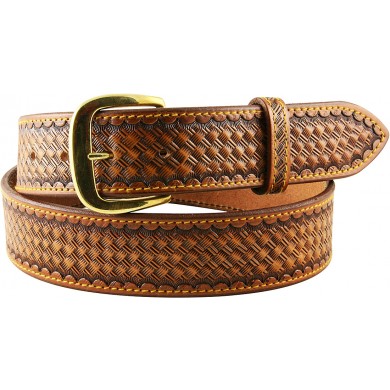 Genuine cow leather belt CVBELT003 Brown
