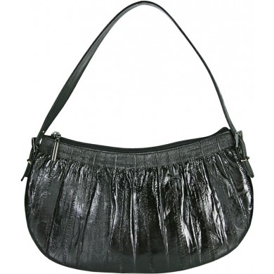 Genuine eel leather bag EEL-BMW20 Black