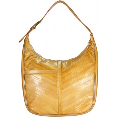 Genuine eel leather bag EEL-BSUK42 Beige