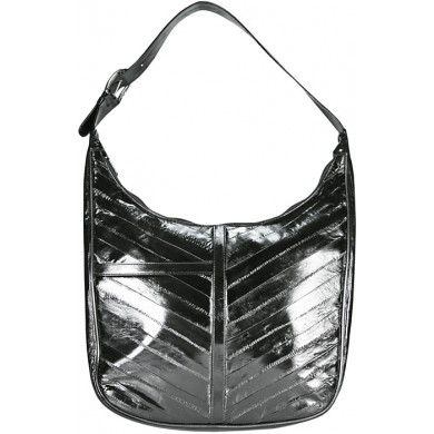 Genuine eel leather bag EEL-BSUK42 Black