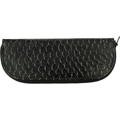 Genuine fish leather knife / glasses case FISHKNF002L GL Black
