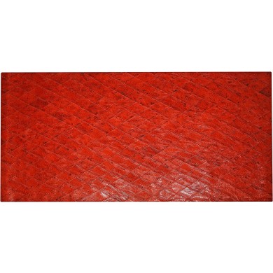 Genuine chicken leather panel HSKPAN01 Red