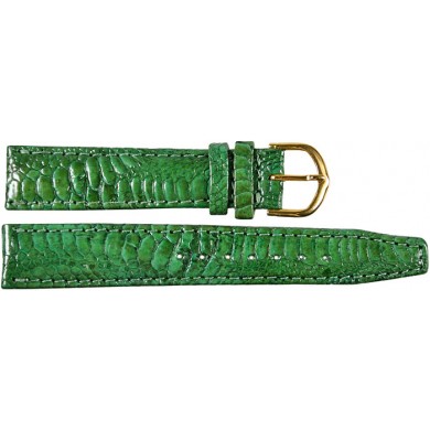 Genuine chicken / hen leather watch band HWB001 Green
