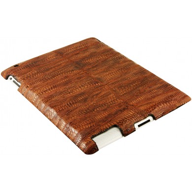 Genuine chicken leather iPad 2 case IPAD2-HEN10 Reddish Brown