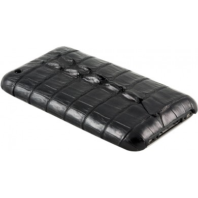Genuine alligator leather iPhone case IPHONE-AL27TL Black
