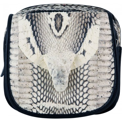 Genuine cobra snake leather bag ISSNB139-2CB Natural