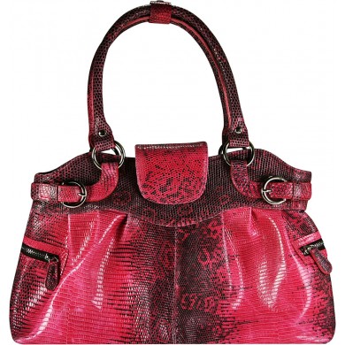 Genuine lizard leather bag JLIZB024 Pink