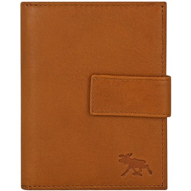 Genuine moose leather wallet MOOSEW207 Tan