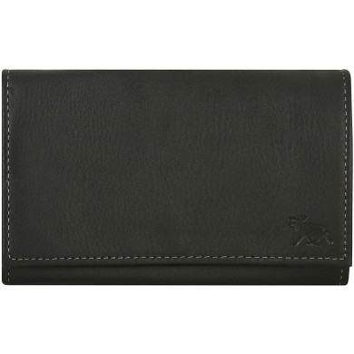 Genuine moose leather wallet MOOSEW340 Black