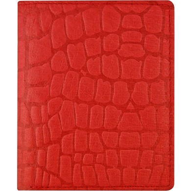 Genuine pig leather wallet PIGWE8020R Red