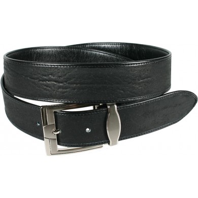 Genuine shark leather belt SHARK105 Black