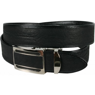 Genuine shark leather belt SHARK105B Black