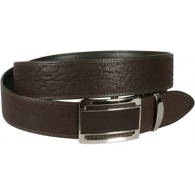 Genuine shark leather belt SHARK105B Brown