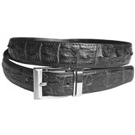 Genuine alligator leather belt 102CKP Black
