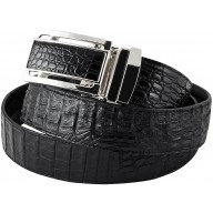 Genuine alligator leather belt 105CM2-B Black