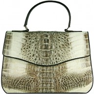 Genuine alligator leather bag 8805-11 Natural