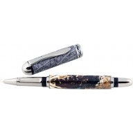 Alligator bone / leather rollerball pen ALPEN20-BT Grey