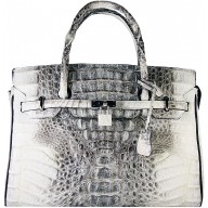 Genuine alligator leather bag BCM487 Natural