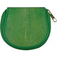 Genuine stingray leather coin wallet CP04A-SA Green
