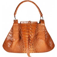 Genuine crocodile leather bag CRBT1802 Tan