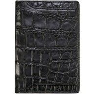 Genuine crocodile leather card holder CW0202 Black