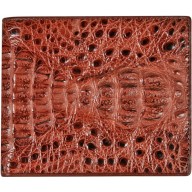 Genuine alligator leather wallet CW101-03 Brown