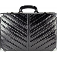 Genuine eel leather attache case EEL-ATC01 Black