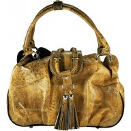 Genuine frog / toad leather bag FROGBAG01 Tan