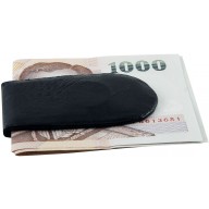 Genuine frog / toad leather money clip FROGMCLIP01 Black